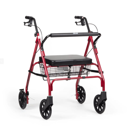 Drive Heavy Duty Rollator Red Independent Mobility