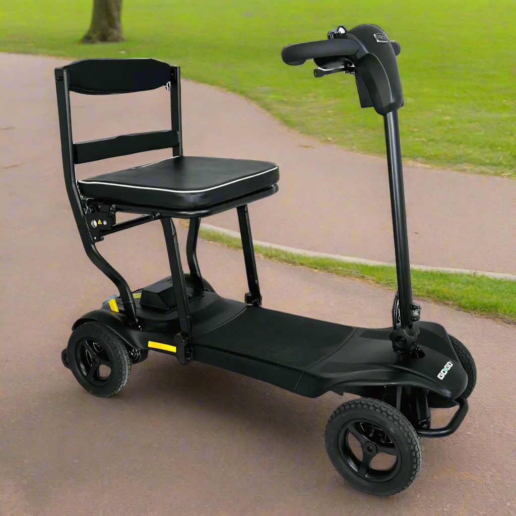 Pride Folding Mobility Scooter - GoGo Mg2 Black My Store