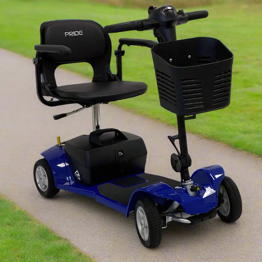 Pride Mobility Scooter - Apex Alumalite Plus Electric Blue My Store