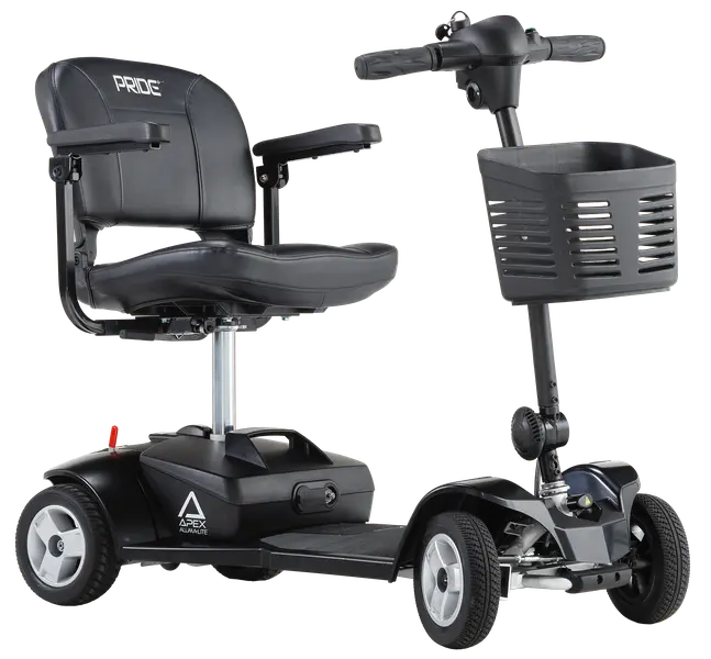 Pride Mobility Scooter - Apex Alumalite in Black My Store