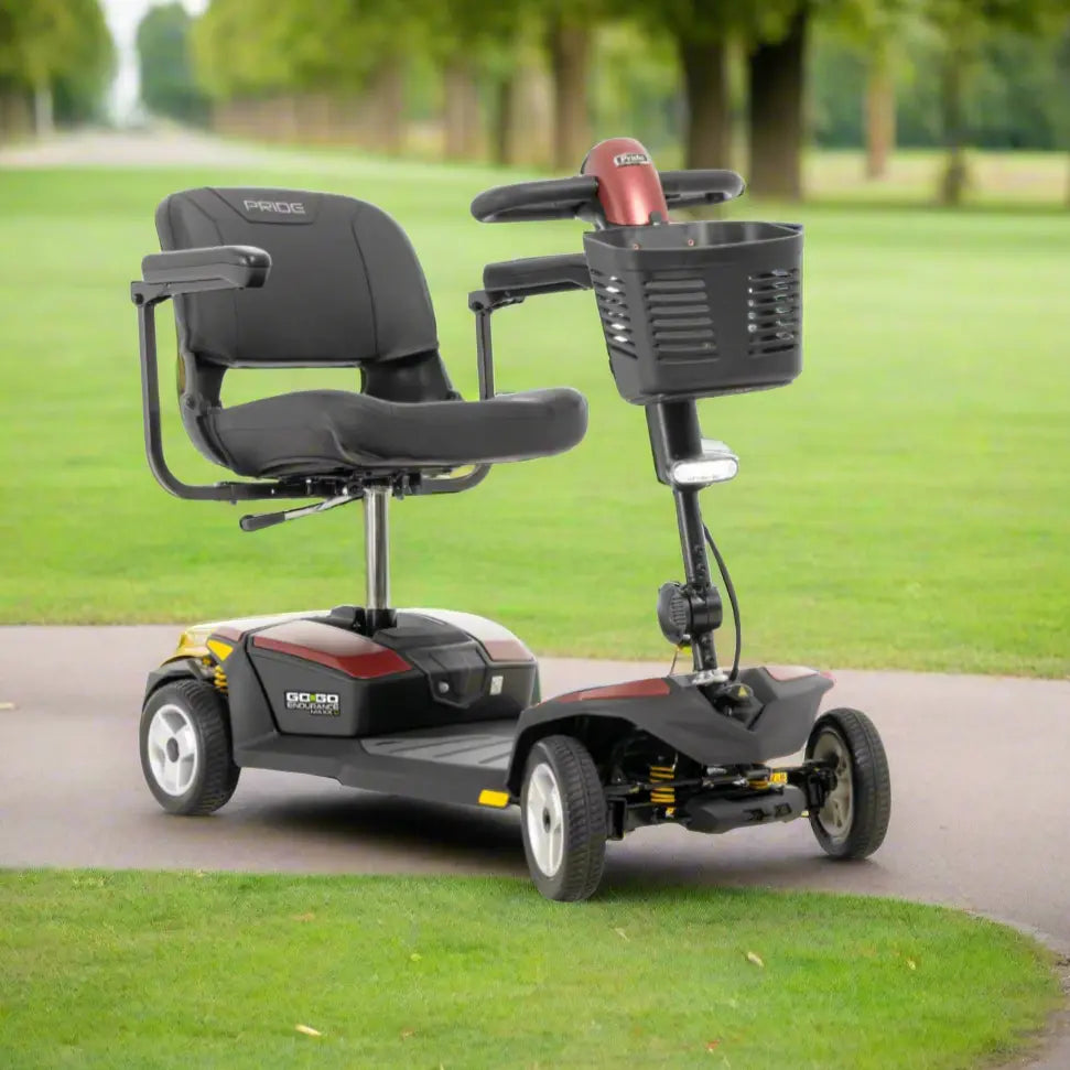 Pride Mobility Scooter - GoGo Endurance Red My Store