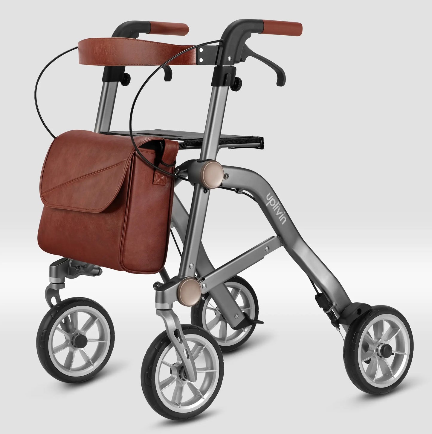 Uplivin Rollator - 4 Wheeled Walker Independent Mobility