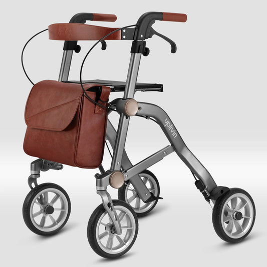 Uplivin Rollator - 4 Wheeled Walker Independent Mobility