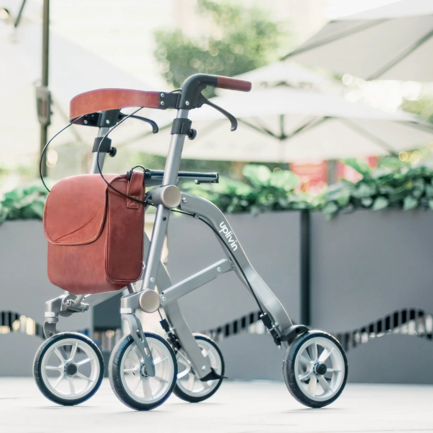 Uplivin Rollator - 4 Wheeled Walker Independent Mobility